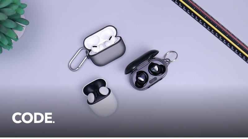 完全ワイヤレスイヤホンと充電ケースのイメージ