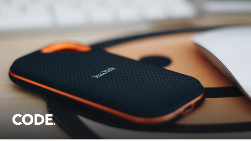 ポータブルSSDのイメージ。SUNEASTのNANO ProシリーズAIポータブルSSDに関する記事のアイキャッチ