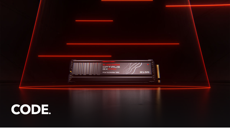 SANDISK Optimus GX PRO 8100 NVMe SSD のヒートシンク搭載モデルの製品画像