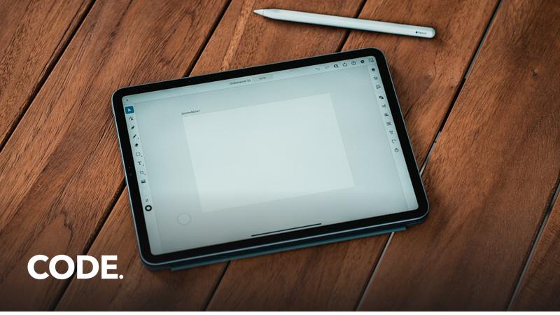Sペンを使って大画面のAndroidタブレットで作業するイメージ
